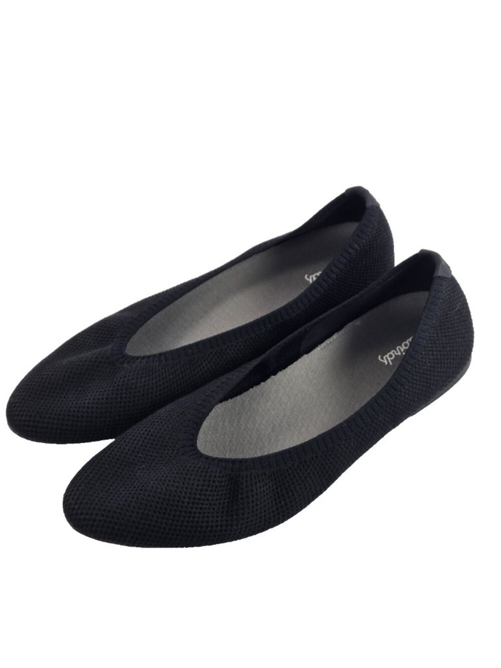 Allbirds Tree Breezers Ballet Flats Black Sz 11 Comfort Shoes Removable Insoles
